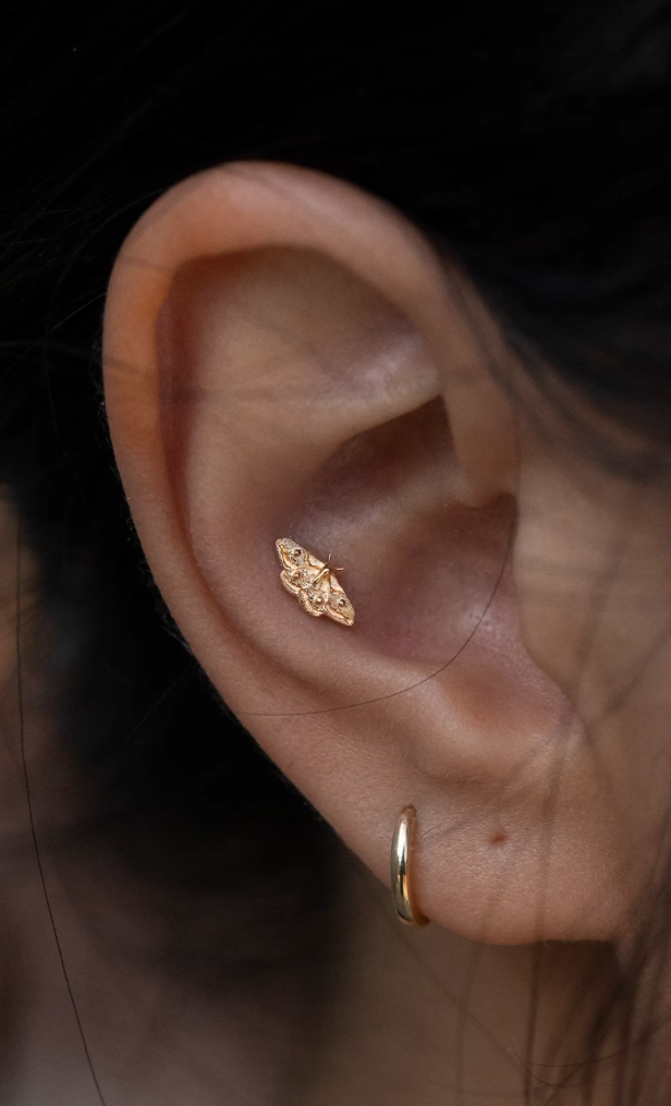 the Empress gold piercing body jewelry earring