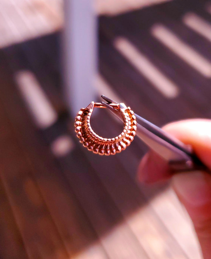 Distiller Clicker 14k Rose Gold  5/16 (8mm)